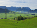 Weiter geht es, den Säntis im Blickfeld